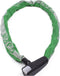GAD Sterk kettingslot - gehard staal - SuperSafe cilinder - groen - 110 cm