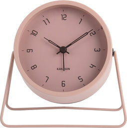 Karlsson wekker stark faded pink