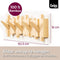 Gadgy Kapstok Hangend - Wandkapstok Hout Wand - Kinderkapstok met 5 Inklapbare Haken - Muur Kleerhanger Bamboe - Max. 15kg draagkracht