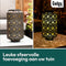 Gadgy Solar Tuinverlichting Tafellamp Maya XL - Tuin Buitenlamp Terras & Balkon - Tuinverlichting op Zonneenergie – Tuinlamp Zonne Energie - Solar Lamp Led Buiten - Lantaarn Windlicht Ophangen - Tuinlampjes - Brons / Goud