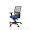 Piqueras y Crespo 2D036G0 - Bureaustoel - Verstelbare hoogte met armleuning - Marineblauw