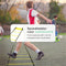 Volcan Voetbal Spullen Set - Trainingsmateriaal - Speedladder Kegels Weerstandsbanden Weerstandsparachute Baltrainer Draagtas