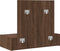 vidaXL - Wandkaptafel - Bruin - Eik - 83x40x70 - cm