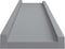 vidaXL - Fotoplanken - U-vormig - 60x9x3 cm - grijs (2 stuks)