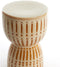 Light & Living Bijzettafel Finca - Wit - 28.5x28.5x42cm - Modern