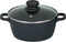 alpina Kookpan - Ø20cm - 2,3 L - Alle Warmtebronnen - Met Deksel - Zwart