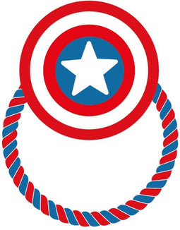 Avengers Hondenspeeltje - piepend pluche en touw - L