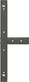 vidaXL - Salontafelpoten - 2 - st - T-vormig - 60x25x(42-43) - cm - staal - antraciet