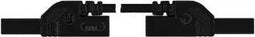 CONTACT PROTECTED MEASURING LEAD 4mm 100cm / BLACK (MLB-SH/WS 100/1) (HM0401S100A)