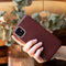 Gaia Slang Backcover voor de iPhone 11 - Donkerrood