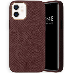 Gaia Slang Backcover voor de iPhone 12 Mini - Donkerrood