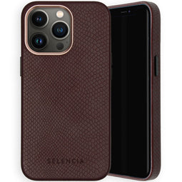 Gaia Slang Backcover voor de iPhone 13 Pro - Donkerrood