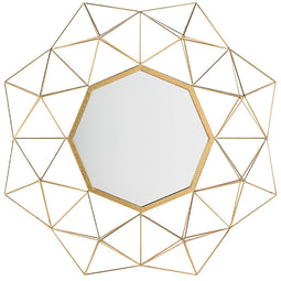 GAILLAC - Wandspiegel - Goud - Metaal