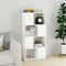 vidaXL-Boekenkast/kamerscherm-60x24x124,5-cm-spaanplaat-wit