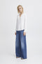 Ichi IHMAIN LS2 - Dames Blouse - V-hals - Maat 36