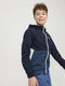 JACK & JONES JUNIOR JJERUSH BLOCKING HOOD BOMBER NOOS JNR - Jongens Jas - Water- en windafstotend - Navy (152)