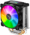 Jonsbo CR-1200 - Processorkoeler - 2x Heatpipes - Max. luchtstroom 61.164m³/h - Geluidssterkte 30,5dB(A) - Diameter fan 92mm