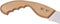 TerCasa tuinzaag - gebogen - blad 33 cm - met kunststof houder - JU-998500