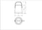 GALIX G4420 oplaadbare draagbare lantaarn - USB 9 LED - Warm wit