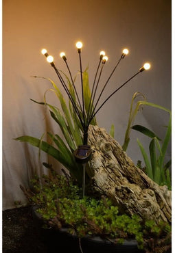 GALIX G4435 decoratie op zonne-energie - Boeketvorm - 8 LED - H69cm
