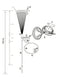 GALIX G4435 decoratie op zonne-energie - Boeketvorm - 8 LED - H69cm
