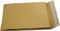 Gallery enveloppen met balg formaat 229 x 324 x 35 mm stripsluiting bruine kraft doos van 250 stuks
