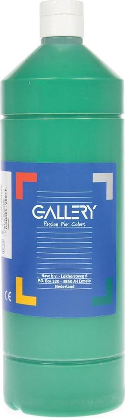 Gallery plakkaatverf, flacon van 1 l, donkergroen