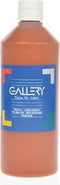 Gallery plakkaatverf, flacon van 500 ml, lichtbruin