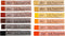 Gallery Soft Pastel Set, dikte 10 mm, l: 6,5 cm, 12 stuks, bruin