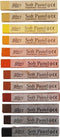 Gallery Soft Pastel Set, dikte 10 mm, l: 6,5 cm, 12 stuks, bruin