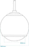 Gallo Acoustics Micro Droplet - Hangende Speaker - Rood (Per Stuk)