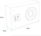 Gallo Acoustics ProfileSub on-wall subwoofer Zwart