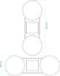Gallo Acoustics Strada 2 Side - Luidsprekers (Zilver)