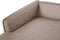 GALLO - Hoekbank - Lichtbruin - Rechtszijdig - Kunstsuède