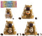 Pinch Family Capybara 8x7 cm 3 ass. 4706(Let op! Per Stuk!)