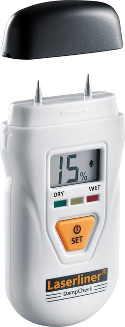 Laserliner DampCheck Materiaalvochtmeter Meetbereik bouwvochtigheid 0.2 tot 2.9 %Vol. Meetbereik houtvochtigheid (berei