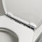 Tiger Boston - WC bril - Soft Close - Easy Clean - Duroplast - Wit / Chroom