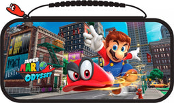 Game Traveler Nintendo Switch Case - Consolehoes - Super Mario Odyssey - Zwart