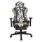 Gamestoel bureaustoel Thomas - racing gaming camouflage design - voetsteun - verstelbaar