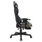 Gamestoel bureaustoel Thomas - racing gaming camouflage design - voetsteun - verstelbaar