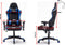 Gamestoel Classic - bureaustoel - stof bekleding - zwart blauw