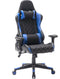 Gamestoel Classic - bureaustoel - stof bekleding - zwart blauw