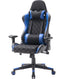 Gamestoel Classic - bureaustoel - stof bekleding - zwart blauw