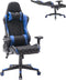 Gamestoel Classic - bureaustoel - stof bekleding - zwart blauw
