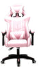 Gamestoel Cyclone tieners - bureaustoel - racing gaming stoel - roze wit