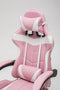 Gamestoel Cyclone tieners - bureaustoel - racing gaming stoel - roze wit
