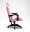 Gamestoel Cyclone tieners - bureaustoel - racing gaming stoel - roze wit