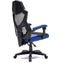 Gamestoel Fresno - bureaustoel - zwart blauw
