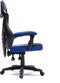 Gamestoel Fresno - bureaustoel - zwart blauw