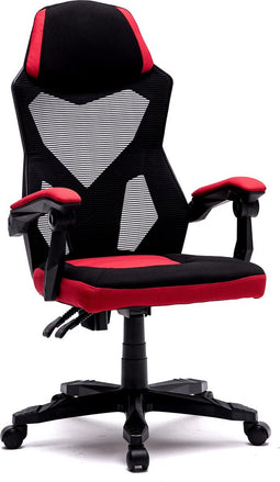 Gamestoel Fresno - bureaustoel - zwart rood